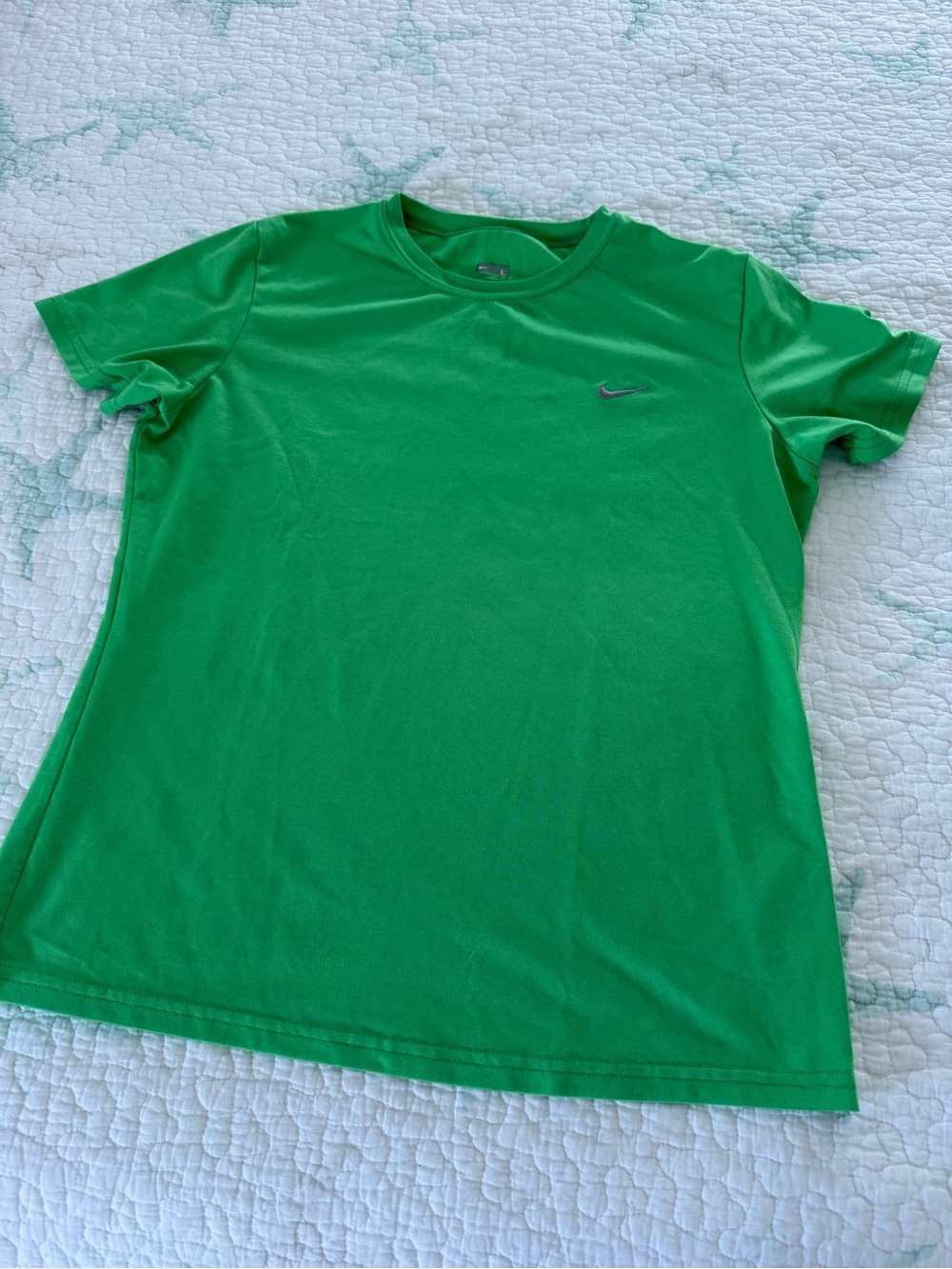 Nike Green Crew Neck Athletic Tee